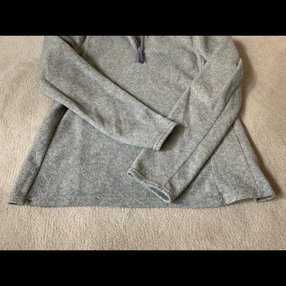 Like NEW Old Navy 1/4 zip jacket pull over fleece gray color size small - Picture 5 of 10